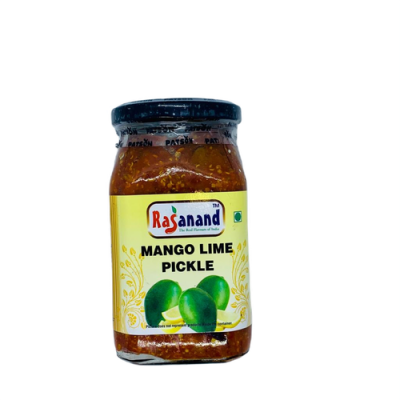 RASANAND MANGO LIME PICKLE - 500 GM Mango & Lime Pickles