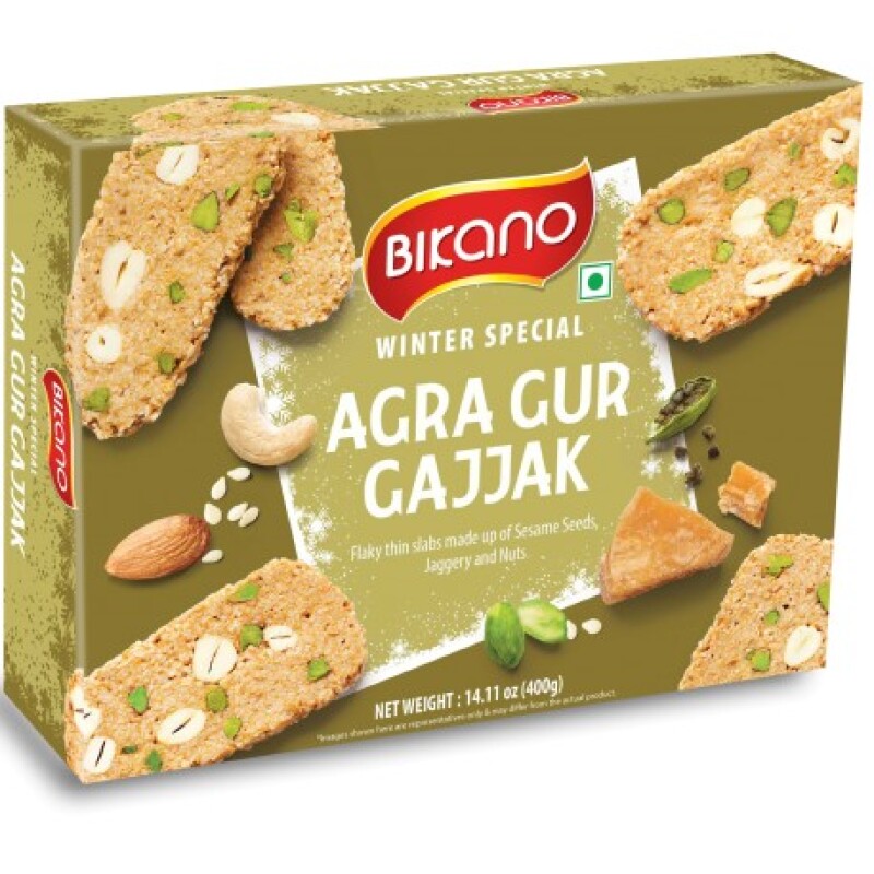 Bikano Agra Gur Gajjak 400g