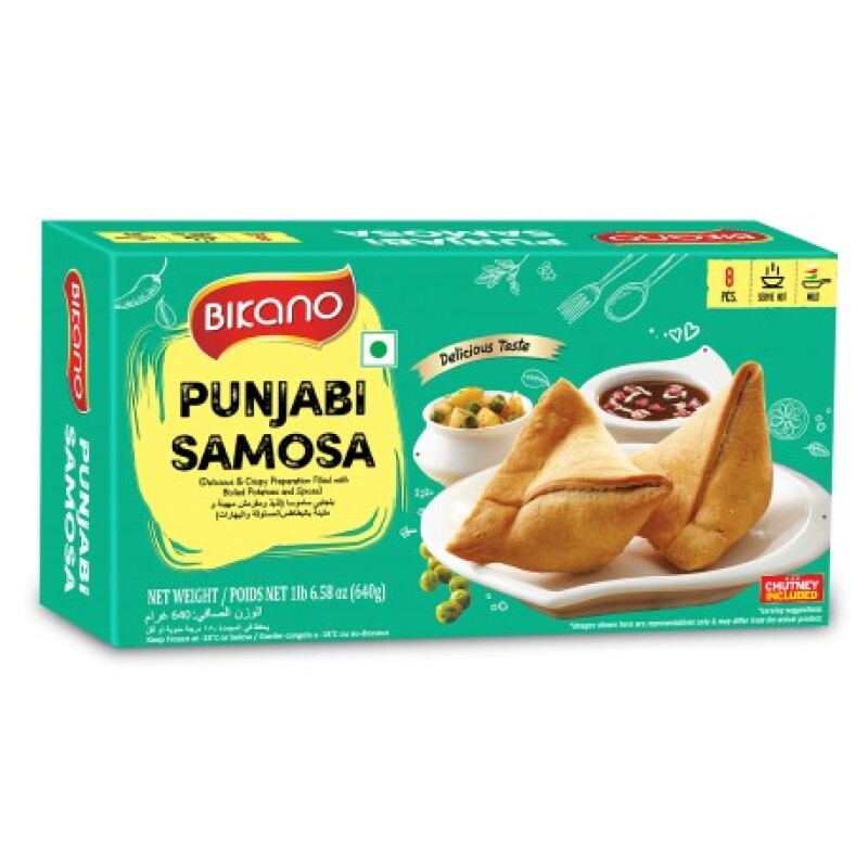 Bikano Punjabi Samosa 640g ( 8 Pcs ) PREMIUM