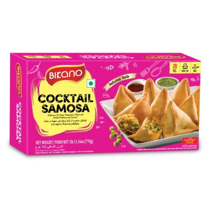 Bikano Cocktail Samosa 770g PREMIUM