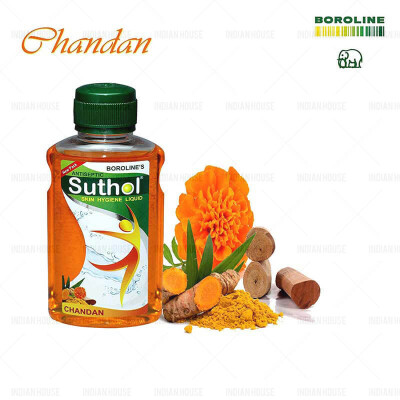 SUTHOL FRESH CHANDAN LIQUID - soothing liquid for rashes and skin problems 100 ml