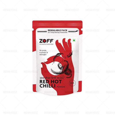 Zoff Red Hot Chilli Powder- spicy red ground chillies 1kg