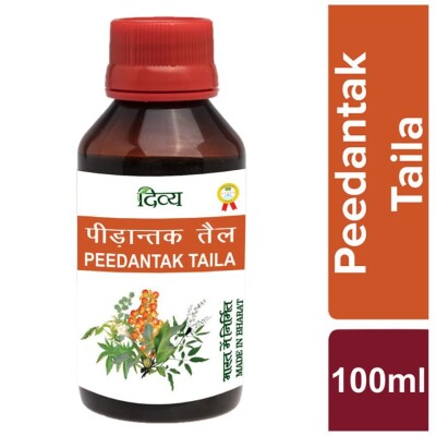 PATANJALI DIVYA PEEDANTAK TAILAM PLUS - herbal massage oil 100 ml