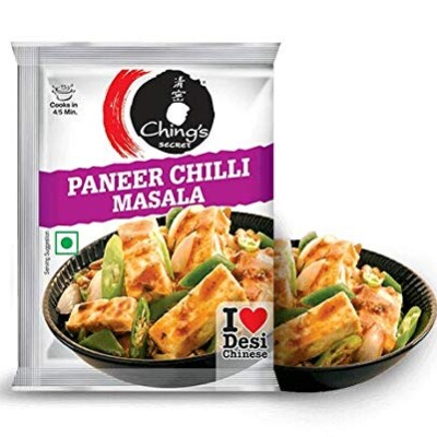 CHINGS PANEER CHILLY MASALA - mix of spices for dishes with paneer cheese 20 gm