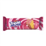 BRITANNIA TREAT WAFERS STRAWBERRY - strawberry flavored wafers 150GM