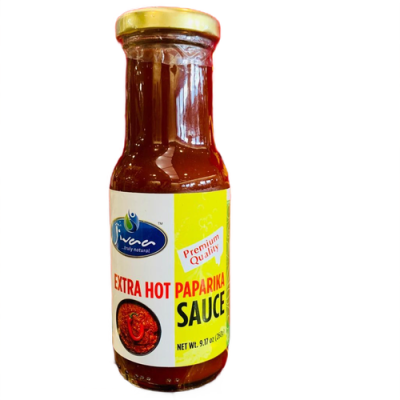 JIVAA EXTRA PAPARIKA SAUCE- hot pepper sauce 260GM