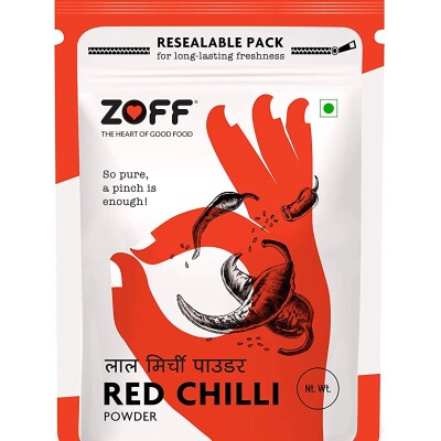 ZOFF RED CHILLI POWDER - red ground chillies 100gm