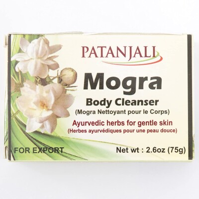 PATANJALI MOGRA BODY CLEANSER - Jasmine soap 75 GM