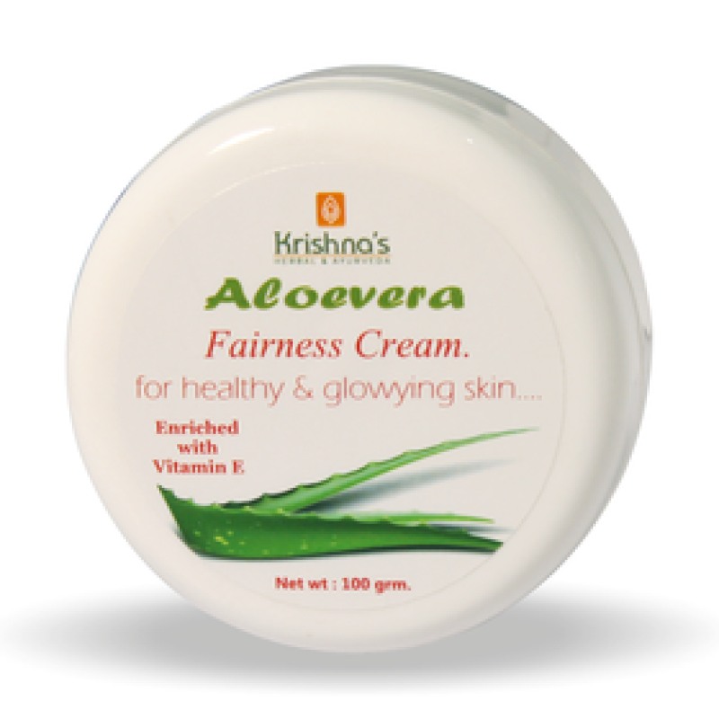 KRISHNA'S ALOEVERA FAIRNESS CREAM - aloe vera cream 100 gm