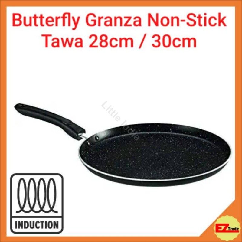 Omni Tawa Non-stick frying pan diameter 28cm Butterfly (Gas and Induction) Granza