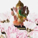 Ganesh Ji Idol 708g Height-22cm, Width-15cm, Depth-9.5cm