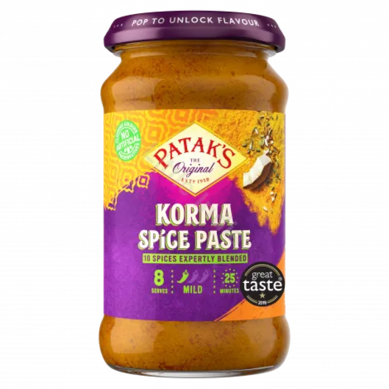 Korma Spice Paste Patak's 290g
