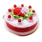 STRAWBERRY CAKE EGGLESS ( 2 POUND)