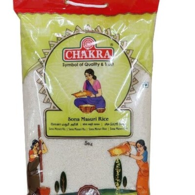 CHAKRA SONA MASOORI RICE - Sona Msoori rice 5kg