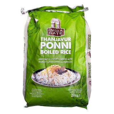 INDIA GATE THANJAVUR PONNI BOILED RICE 🍚 20KG