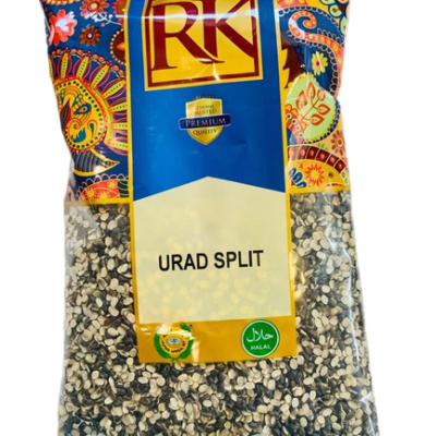 RK URAD SPLIT BLACK BROKEN LENTILS (KALO DAAL) 1 KG.