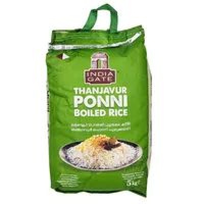 INDIA GATE THANJAVUR PONNI BOILED RICE 🍚 5KG