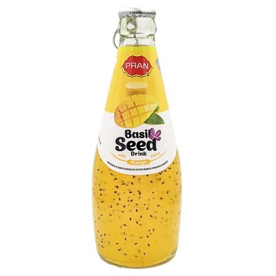 Fruit Drink Mango Flavor With Basil Seeds Pran 290ml