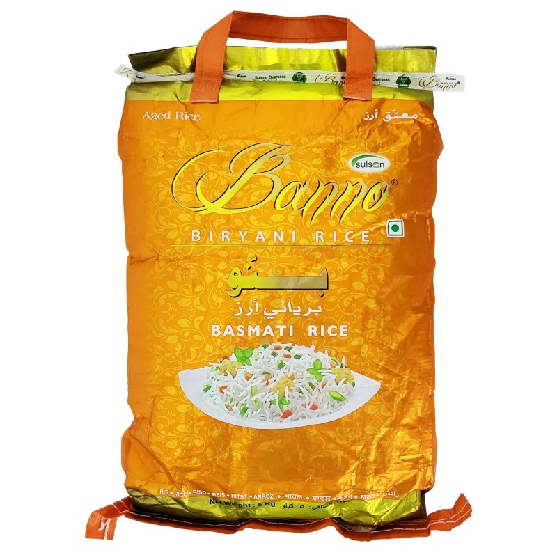 BANNO BIRYANI BASMATI RICE 🍚 5KG