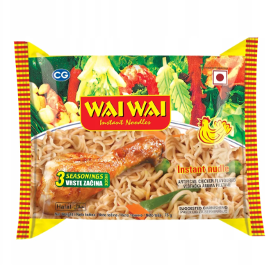 Waiwai Noddle in chicken veg flavour