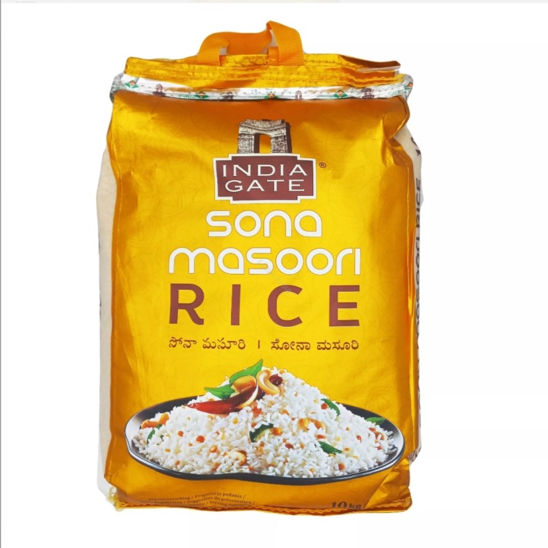 सोना मसुरी चामाल ईन्डिया गेट १० किलो Ryz Sona masoori rice india gate 10 kg