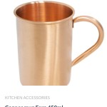 तामाको गिलास copper  cup 450 ML