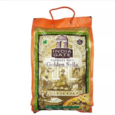 बासमति गोल्डेन सिला चामल ५ किलो Ryz Basmati Golden Sella India Gate rice 5 kg