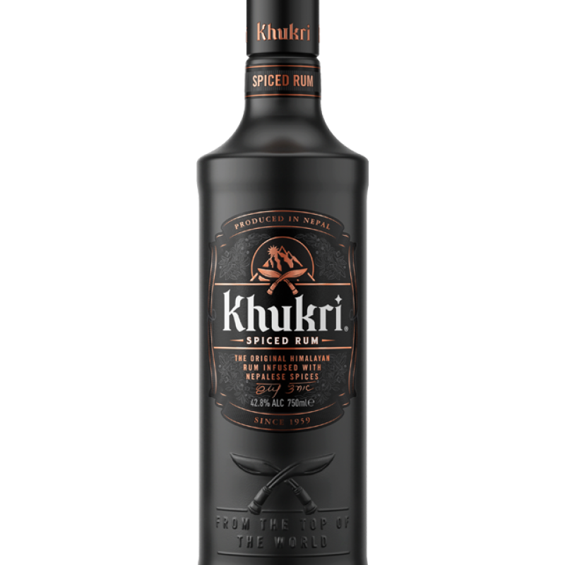 KHUKRI SPICED RUM 700ML 42.8%