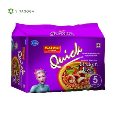 WAI WAI QUICK CHICKEN PIZZA (40X75G-BOX)