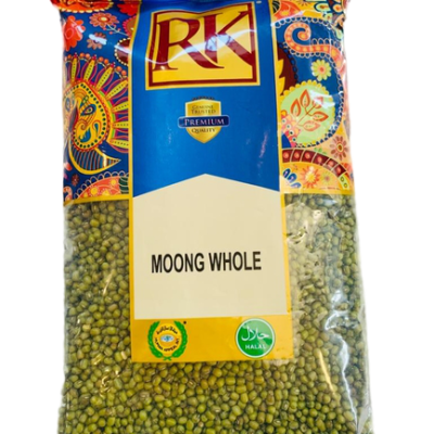 RK GREEN MOONG WHOLE - Whole mung beans 500 gm