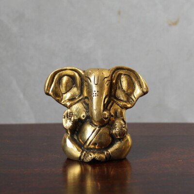 GANESH BRASS FIGURINE