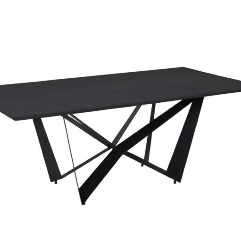 INDUSTRIAL CROSS BLACK TABLE