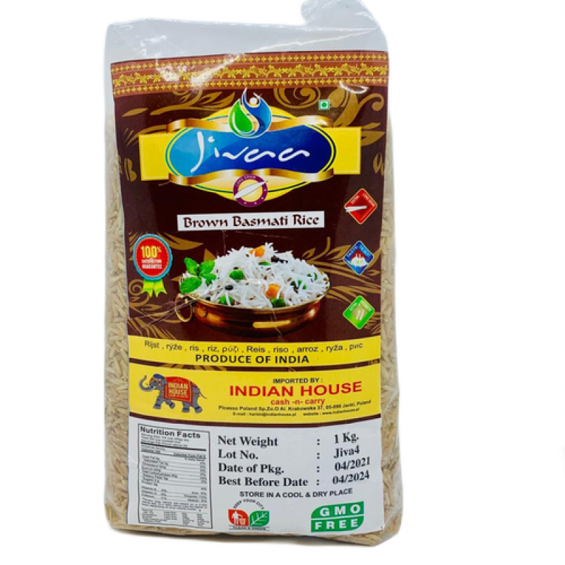 JIVAA BROWN RICE - brown rice 1 KG