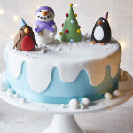 CAKE WITH SUGAR PASTE WITH EGGS ( 1 POUND)