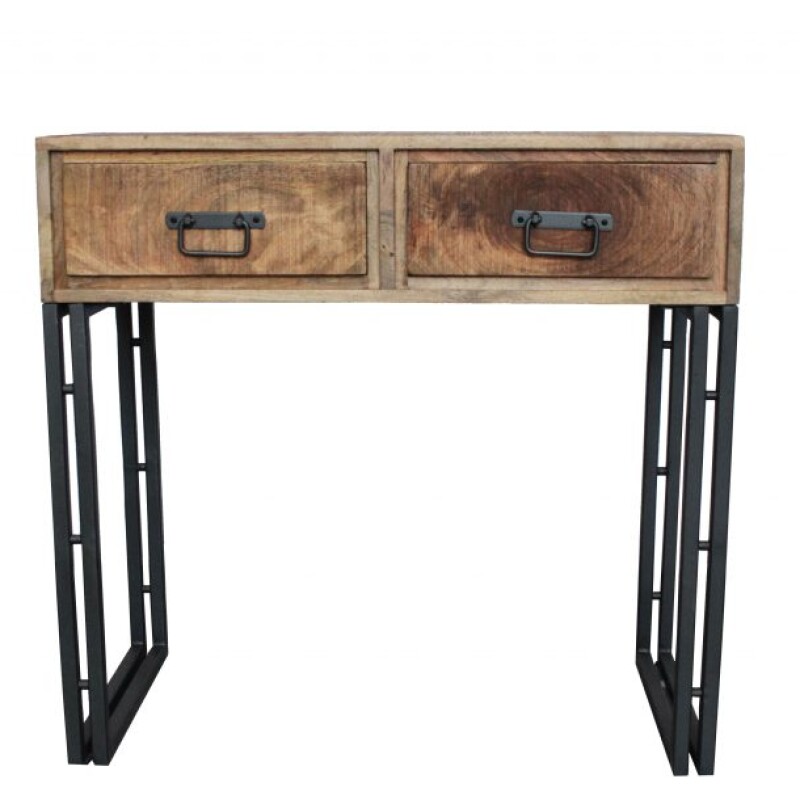 METAL STORY WOODEN CONSOLE