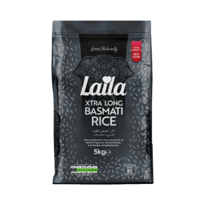 Laila Xtra Long Basmati Rice – 5kg
