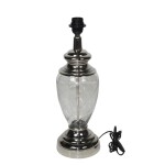 METAL GLASS FLOOR LAMP