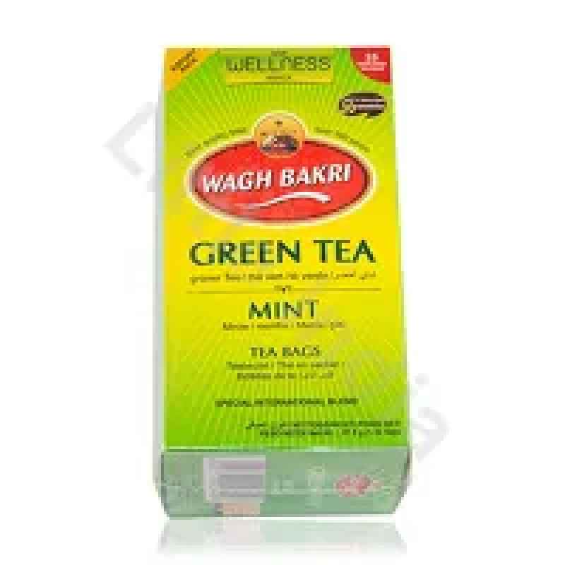 Wagh Bakri Green Tea Mint 25 Tea Bag