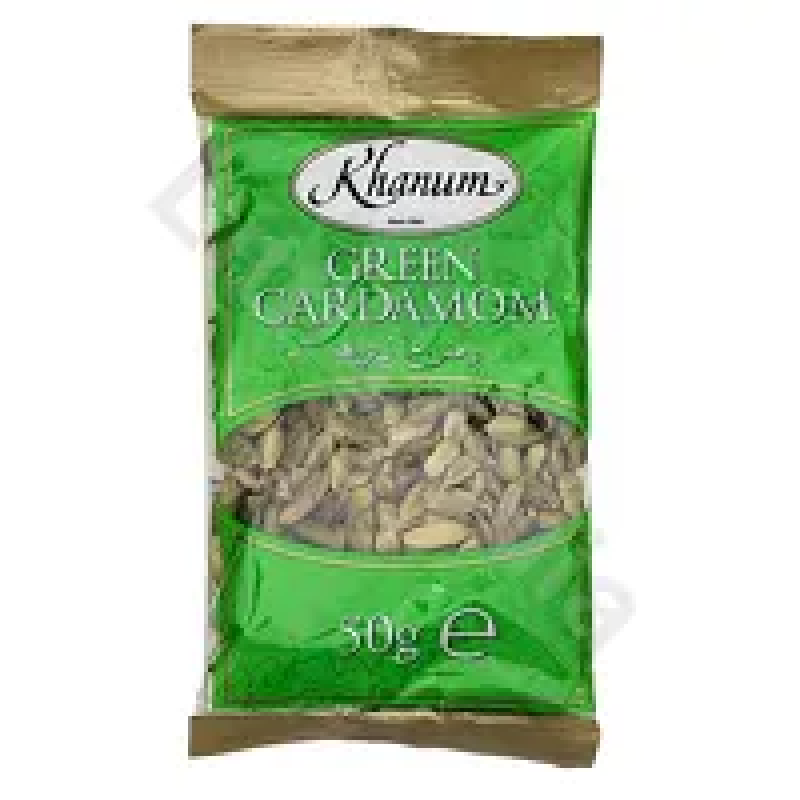 Green Cardamom Whole Khanum 50g