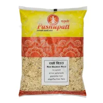 Red Beaten Rice Poha Pashupati 800g