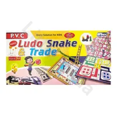 3 in 1 Ludo Snakes and Ladders and Business BPInds game set