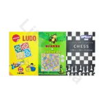 BPInds 3 in 1 Ludo Snakes and Ladders and Chess set