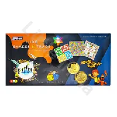 3 in 1 Ludo Snakes and Ladders and Business BPInds game set