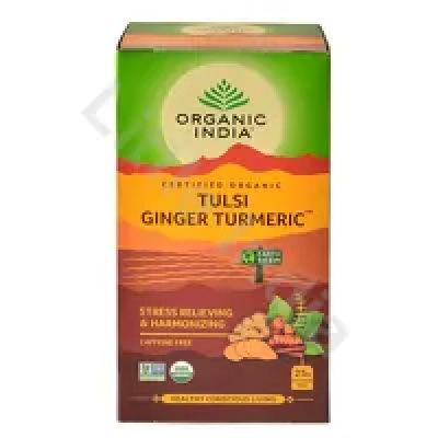 Tulsi Ginger Turmeric 25 teabags Organic India