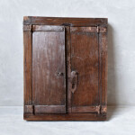 WOODEN HANGING MIRROR