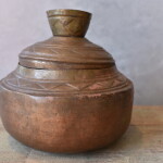 BRASS VESSEL CONTAINER DECORATION