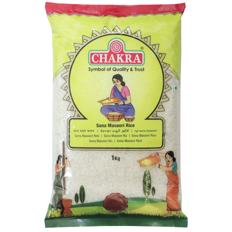 CHAKRA SONA MASOORI RICE - Sona Masoori rice 1 kg