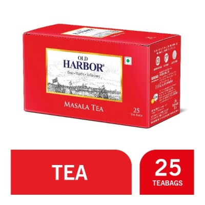 Old Harbor Masala Tea 25 Bags - black tea with Masala Tea spices (25 bags)