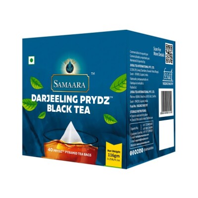 SAMAARA PYRAMID DARJEELING TEA 40 BAGS - black Darjeeling tea (bags) 40 pcs