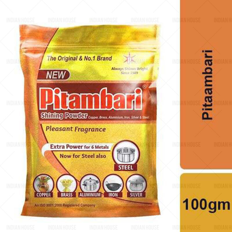 PITAMBARI POWDER – środek do czyszczenia stali, miedzi i garnków 200 GM